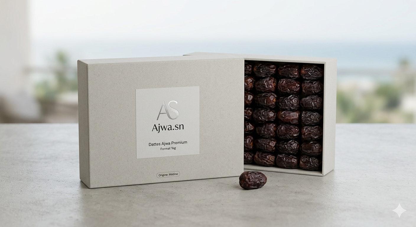 Dattes Ajwa Premium — Format 1kg