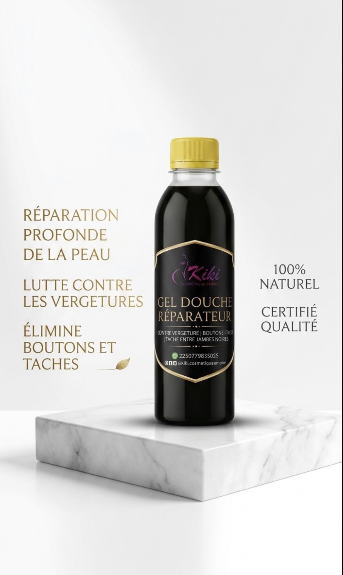 Gel douche réparatrice