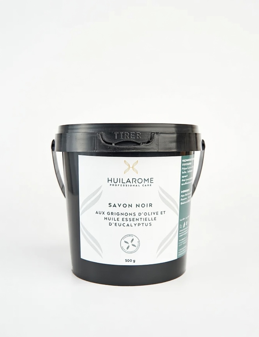 Savon Noir Purifiant aux Grignons d'Olive & Eucalyptus Bio – Hammam Maison
