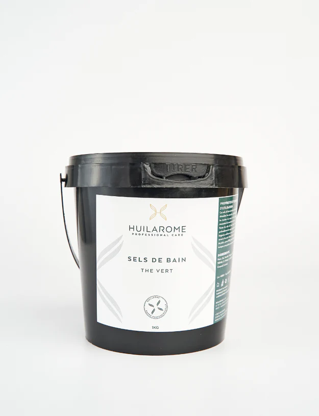 Sels de Bain Détox au Thé Vert Bio – Revitalisant & Apaisant 1kg