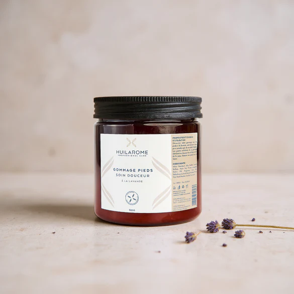 Gommage Pieds Relaxant à la Lavande Bio – Douceur Fondante 500g