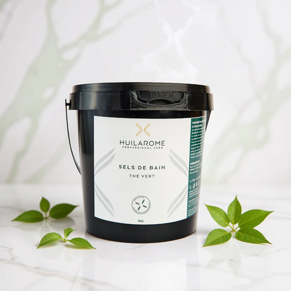 Sels de Bain Détox au Thé Vert Bio – Revitalisant & Apaisant 1kg